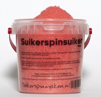 Suikerspinsuiker roze (aardbeiensmaak)