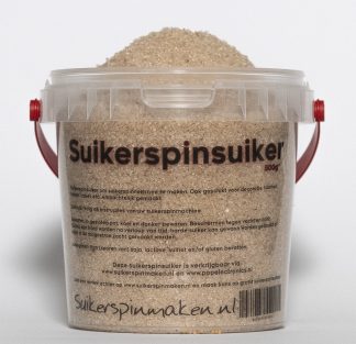 Suikerspinsuiker - beige - hazelnootpasta