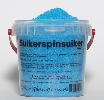 Felblauw - Icemint - Suikerspinsuiker