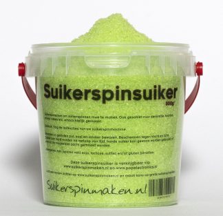 Lichtgroen - Appel - Suikerspinsuiker