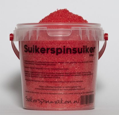 Suikerspinsuiker felroze grenadinesmaak