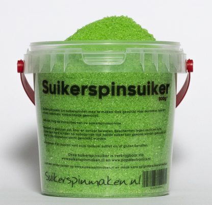 Suikerspinsuiker - Groen - Kiwismaak