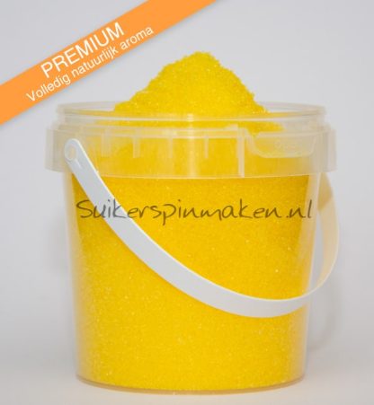 Suikerspinsuiker Premium geel - Bananen