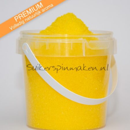 Suikerspinsuiker Premium geel - Bananen