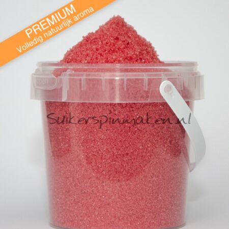 Suikerspinsuiker Premium roze - Aardbeien