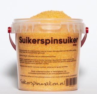 Suikerspinsuiker pasteloranje (abrikozensmaak)