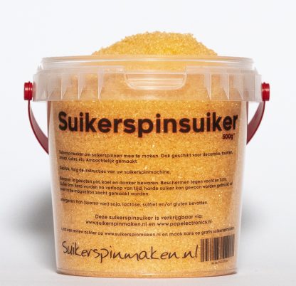 Suikerspinsuiker pasteloranje (abrikozensmaak)