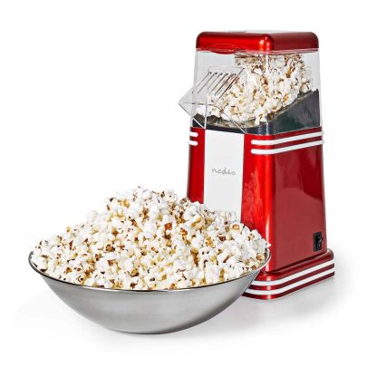 Popcornmachine met popcorn