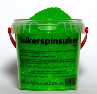 Suikerspinsuiker intensgroen pepermuntsmaak